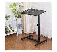 SGeneE Table de lit mobile pour ordinateur, table de jour, hauteur et angle réglables, table de lit et chaise, adaptée pour chambre, salon, salle de classe