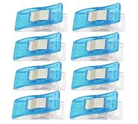 Sgerste 50 pcs à coudre de reliure à ourlet Clips Pied avec une grande capacité de maintien pour quilting Artisanat Bleu