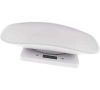 SGerste Balance de poids pour bébé Blanc avec plateau de hauteur