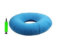 SGerste Coussin Gonflable Donut Oreiller Coccyx Coussin Hémorroïdes, Soulagement de la Douleur pour Coccyx Douleur Coccyx Escarres Naissance Enfant Grossesse - Bleu 35cm