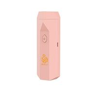 SGerste Diffuseur électrique de parfum avec peigne à cheveux, porte-encens portable pour hôtel, bureau, maison, dortoir, culte (rose)