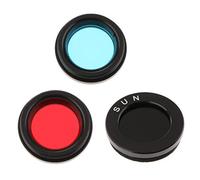 SGerste Lot de 3 filtres colorés pour télescope d'astronomie Moon Mars Planet Nebula 31,7 mm