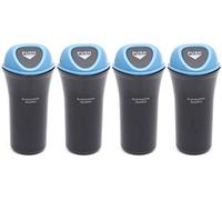 SGerste Lot de 4 poubelles pour voiture avec crochet Bleu ciel
