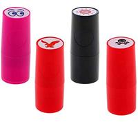 SGerste Lot de 4 tampons de balle de golf de qualité supérieure avec motif tête de mort