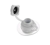 SGerste Valve à vis en Plastique Durable de Rechange pour Bateau Gonflable Kayak Raft Blanc