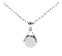 SGERUFZ 1 Pcs Collier en Acier Inoxydable avec Pendentif Sirène, Chaîne Bijoux Mermaid Médaillon, Idéal pour Femme et Fille (Bleu)