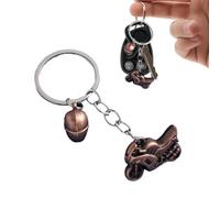 SGERUFZ 1 Porte-clés Moto, Mini Porte-clés 3D, Idées Cadeaux Moto et Motards, Charms d'anniversaire et de fêtes, Lucky Charms Motards