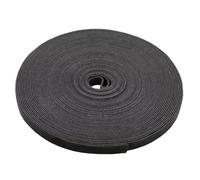 SGERUFZ 10m Attache-câbles Velcro, 10mm Bande Velcro réutilisable Fermoir adhésif Cable Double Face pour Organisateur de câbles (Noir)
