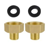 SGERUFZ 2 PCS Adaptateurs pour Bouteilles de Gaz, Raccord Rapide de Tuyau de Gaz, Adaptateur LPG, Connecteur de Tuyau pour Réchaud à Gaz, Cuisinière de Camping, Réchaud de Pique-Nique (1/2" 1/4")