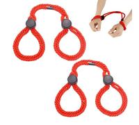 SGERUFZ 2 pcs Kit Bondage Débutant Corde BDSM Rouge Réglable pour Self Bondage, Menottes, Liens de Lit et Accessoires Érotiques