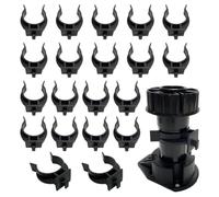 SGERUFZ 20 pièces Clip de Panneau de Bain, Clip de Plinthe Cuisine, Fixations, Clip de Fixation pour Plinthes, Clip pour Plinthe, Plinthe Cuisine, plinthe cuisine clips, plinthe clips de fixation