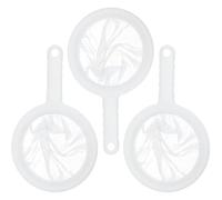 SGERUFZ 3 Pcs Fine Mesh Strainer for Kitchen Fine Mesh Sieve with Handle 100/200/400 Mesh for Filtering Juice Milk Coffee