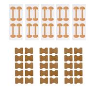 SGERUFZ 50 Patchs respirants de correction d’ongle - sans colle, kit pro pour ongles incarnés (forme I + forme os)