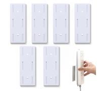 SGERUFZ 6 De Barrette D'Alimentation Auto AdhéSif Support De Barrette D'Alimentation Murale Sans Trou Peut êTre Utilisé Pour Les BoîTes à Mouchoirs Les Routeurs Sans Fil Les Multiprises Sous Le Bureau