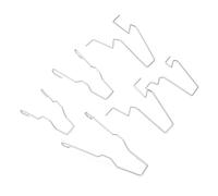 SGERUFZ 6 pièces Pinces à Ressort de Retenue D'ampoule, Pince à Ressort de Lampe Frontale en Acier, clips de fixation, pour phare à faisceau bas