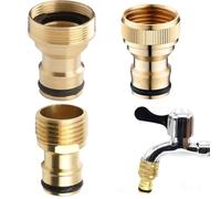 SGERUFZ Adaptateur Universel pour Robinet, Raccord Tuyau d'Arrosage, Embout Tuyau Arrosage, Adaptateur Robinet Tuyau, Kit de Connexion Rapide pour Jardin