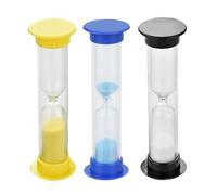 SGERUFZ Lot de 3 Sablier Minuteurs pour Enfants (1 Minute, 30 Secondes, 10 Secondes) - Apprentissage et Gestion du Temps