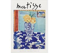 SGFGAD FHYWQ Affiche Matisse Matisse imprime de l’art mural abstrait《Le tapis bleu et rose des coucous》Peinture sur toile de nature morte pour la décoration intérieure 40x60cm non encadré