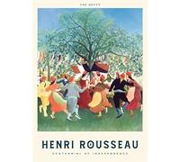 SGFGAD FHYWQ Affiches d’Henri Rousseau Estampes de Personnage《Centenaire de l’Indépendance》 Art mural moderne par Henri Rousseau Toile de décoration intérieure 58x80cm Non encadré