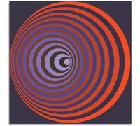 SGFGAD FHYWQ Célèbres Victor Vasarely Affiches Illusion Abstraite Peinture sur Toile Art Mural esthétique Victor Vasarely Impressions Décoration intérieure Photos 50x50cmx1 sans Cadre