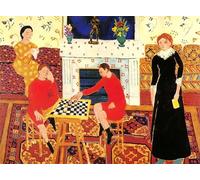 SGFGAD FHYWQ Henri Matisse Affiche Impressions en Couleur Abstrait Art Mural Pictrure《La Famille du Peintre》Henri Matisse Peinture Sur Toile Pour La Décoration Intérieure 50x60cm Non Encadré