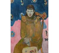 SGFGAD FHYWQ Paul Gauguin Affiche Impressions En Couleur Photo D’art Mural Vintage《Portrait D’une Jeune Fille》Paul Gauguin Peinture Sur Toile Pour Décoration Intérieure 40x60cm Non Encadré
