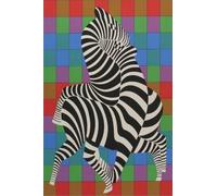 SGFGAD FHYWQ Victor Vasarely Vision Affiche Impressions Couleur Abstrait Art Mural Image《Deux Zèbre》Victor Vasarely Peinture Sur Toile Pour Décoration Intérieure 50x80cm Non Cadre