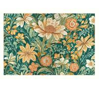 SGFGAD FHYWQ William Morris Fleur Affiche Impressions Couleur Abstrait Art Mural Image《Jardin》William Morris Paysage Peinture Sur Toile Pour Décor De Salon 50x80cm Non Encadré