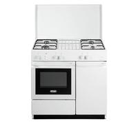 SGGW854NEDM Cuisinière à gaz avec four électrique Blanc 86 x 50 cm