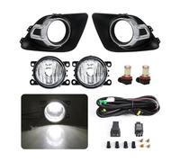 SGHFUVE Feu Antibrouillard Phares Antibrouillard À LED Pour Mitsubishi Pour ASX 2011 2012 2013 Couvercle Halogène Cadre De Capot Accessoires De Voiture 12 V(LED White)