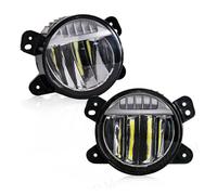 SGHFUVE Feu Antibrouillard Pour Jeep Pour Wrangler JK Feux Antibrouillard À LED Feux De Jour DRL 6500K Phare Avant Blanc Feux De Jour 12V Accessoires Voiture
