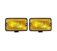 SGHFUVE Feu Antibrouillard Pour Peugeot 205 Pour GTI Pour CTI 106 306 Mi16 H3 Accessoires Voiture Feu De Brouillard Avant DRL LED Lampe Conduite Projecteur Projecteur(Yellow-2pcs)
