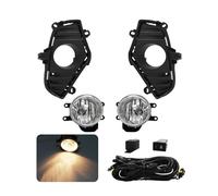 SGHFUVE Feu Antibrouillard Pour Toyota Pour RAV4 2019 2020 2021 Feu De Conduite Automatiqu Lampe À Hydrogène Feu De Jour À LED Ensemble De Feux Antibrouillard Voiture(Halogen Blub)
