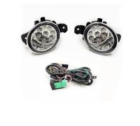 SGHFUVE Feux Antibrouillard Feux Antibrouillard Pour Nissan Qashqai J10 (2007-2013) Et JJ10 (2007-2012) - Ampoules LED Phares Halogènes(LED and wires)