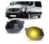 SGHFUVE Feux Antibrouillard Phare Antibrouillard LED Pour Benz W907 W910 2019-2021 Lentille Pare-chocs Avant Conduite 2H0941699(Led yellow)