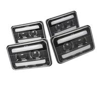 SGHFUVE Phares Avant Assemblage 4 Pièces Avec Clignotant DRL Pour Phares H4651 H4656, Pour Cadillac Eldorado Séville 1975 1976 1977 1978 1979 1980 1981 1982 1983 1984 1985