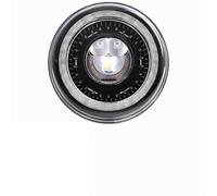 SGHFUVE Phares Avant Assemblage 7 "voiture Phare Led 7 Pouces H4 Led Phares Yeux D'ange Pour Lada 4x4 Urbain Niva(1pcs Black1)