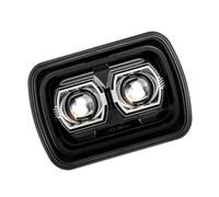 SGHFUVE Phares Avant Assemblage Phare De Voiture LED Rectangulaire 5x7 7x6 Pouces H4 À Faisceau Haut Et Bas Pour Nissan Pour Patrol Y60 240SX(s13)(1pcs 90W)