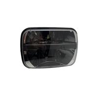 SGHFUVE Phares Avant Assemblage Phares LED Carrés 7"x6" Et 5"x7" H4, Feux De Route/croisement, Pour Jeep Pour Wrangler YJ, Pour Cherokee XJ, MJ Comanche(1PC BlackE)