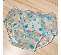 Sghjuy Couches de Sécurité Plastique pour L'Incontinence Couvre Les Pantalons en Culotte Faible Bruit Doux Et Confortable Imperméables À l'eau Réutilisables Anti-Fuites Latérales,S,B
