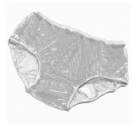 Sghjuy Culotte de Protection Contre Les Fuites pour L'incontinence Housses de Couches en Tissu Adulte Imperméable sous-vêtements en Plastique,4XL,Clear