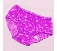 Sghjuy Culotte de Protection Contre Les Fuites pour L'incontinence Housses de Couches en Tissu Adulte Imperméable sous-vêtements en Plastique,S,Pink