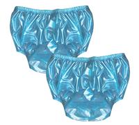 Sghjuy Culottes en Plastique À Clipser pour Incontinence Adulte Faible Bruit Doux Et Confortable Lavable Et Réutilisable pour Adultes Imperméables Culotte Anti-Fuite,XL,2 Pcs