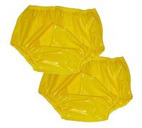 Sghjuy Culottes en Plastique À Enfiler PVC pour Incontinence Femmes Et Hommes Culotte Anti-Fuite pour Incontinence Lavable Et Réutilisable Culottes Souples,L,2 Pcs