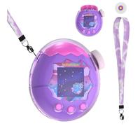 SGHLDE Coque transparente pour Tamagotchi Paradise avec cadran et cordon tour de cou, protection d'écran intégrale pour Tamagotchi Paradise Accessoires, boîte de présentation rigide transparente