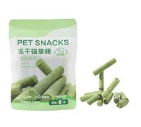 Sghtil à Chat lyophilisée - Récipient à à Chat - Friandises de Nettoyage des Dents de Chaton - Bâtonnets d' naturels congelés pour Les Dents, Les Soins buccaux et Le brossage des
