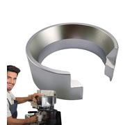 Sghtil Anneau de dosage, entonnoir doseur de café,Anneau de poudre de café avec dosage en métal pour collecteur de poussière d'entonnoir | Composant d'entonnoir de pichet de marc de cafetière pour la