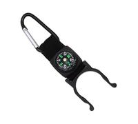 Sghtil Anneau porte-bouteille d'eau, clips pour bouteilles d'eau, clip portable pour bouteille d'eau minérale avec boussole | Clip pour bouteille d'eau pour ceinture de sac à dos pour randonnée et