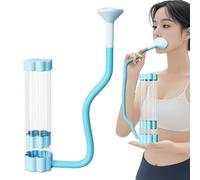 Sghtil Appareil de fitness pulmonaire - Appareil portable pour l'entraînement des muscles abdominaux pour la maison, les déplacements et la salle de sport pour adultes, femmes, hommes