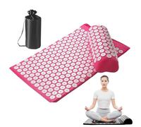 Sghtil Articles de soulagement du stress pour adultes, tapis de massage des pieds | Kit de massage avec coussin, ensemble de tapis de massage, accessoires de médiation pour douleurs au cou et au dos